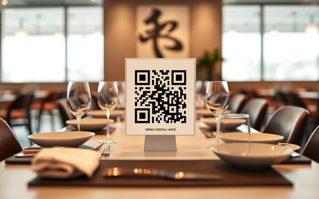 QR code menu