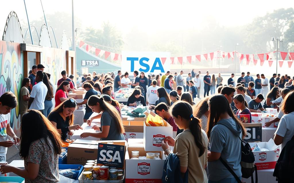 TSA chapters community service