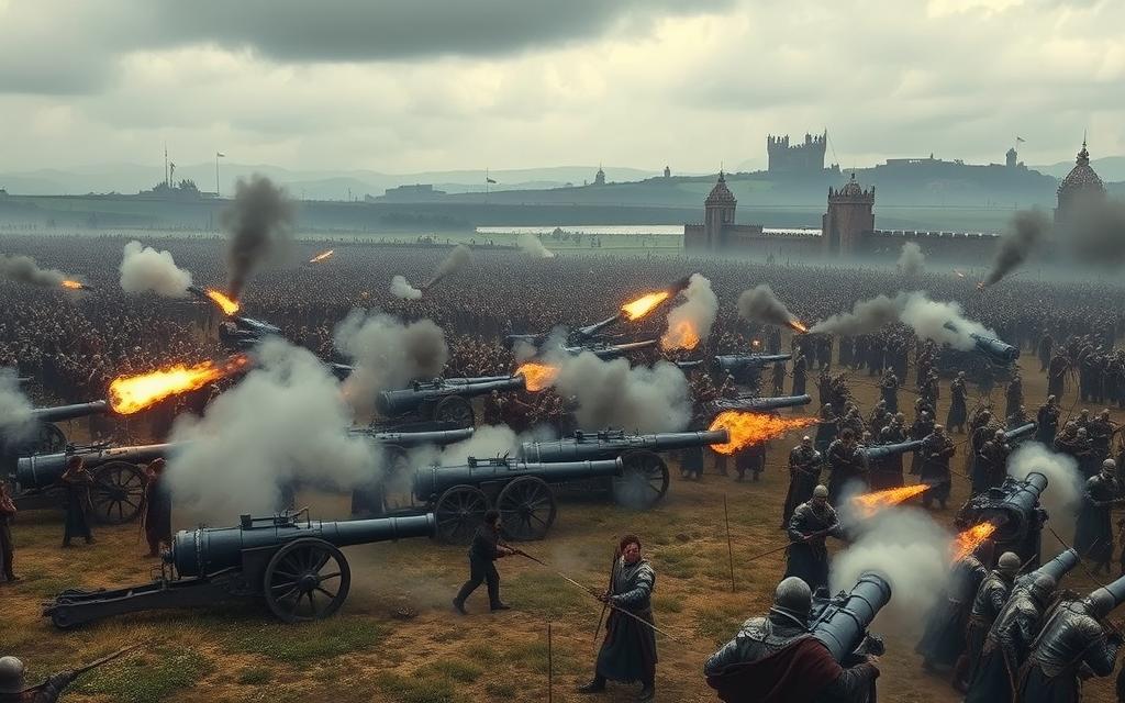 field artillery deployment