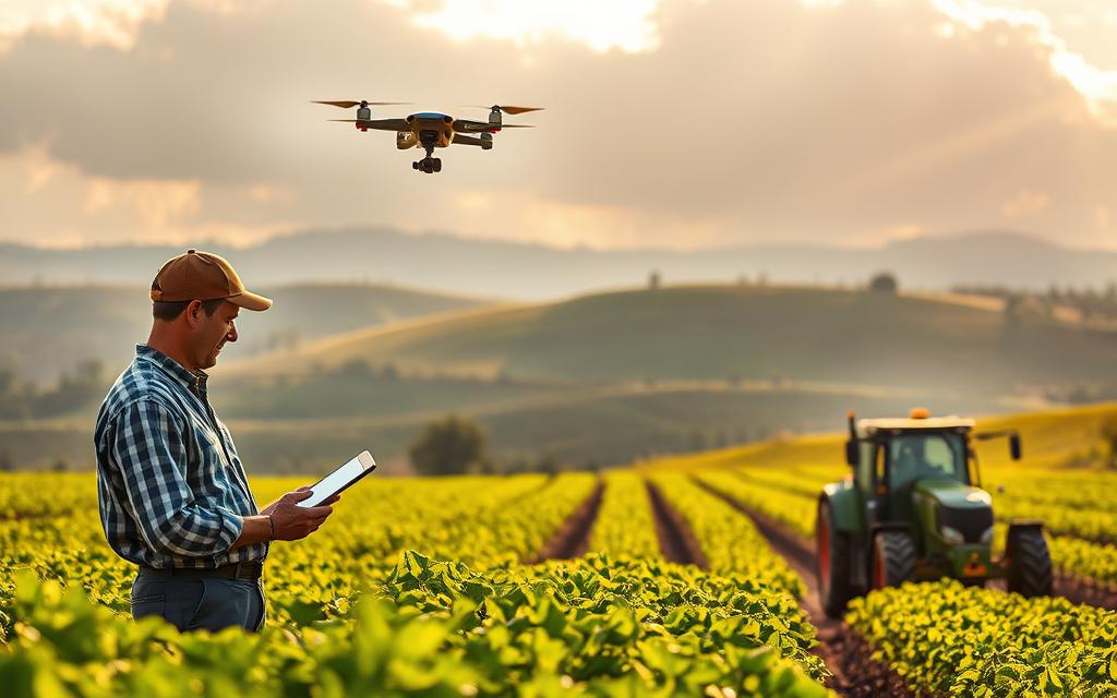 how to integrate technology with traditional farming
