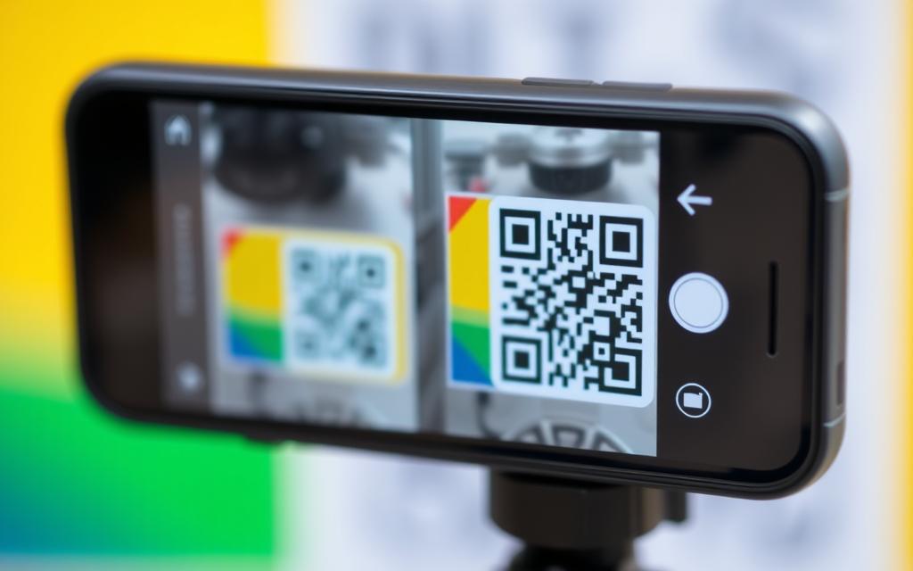 how to scan qr code iphone