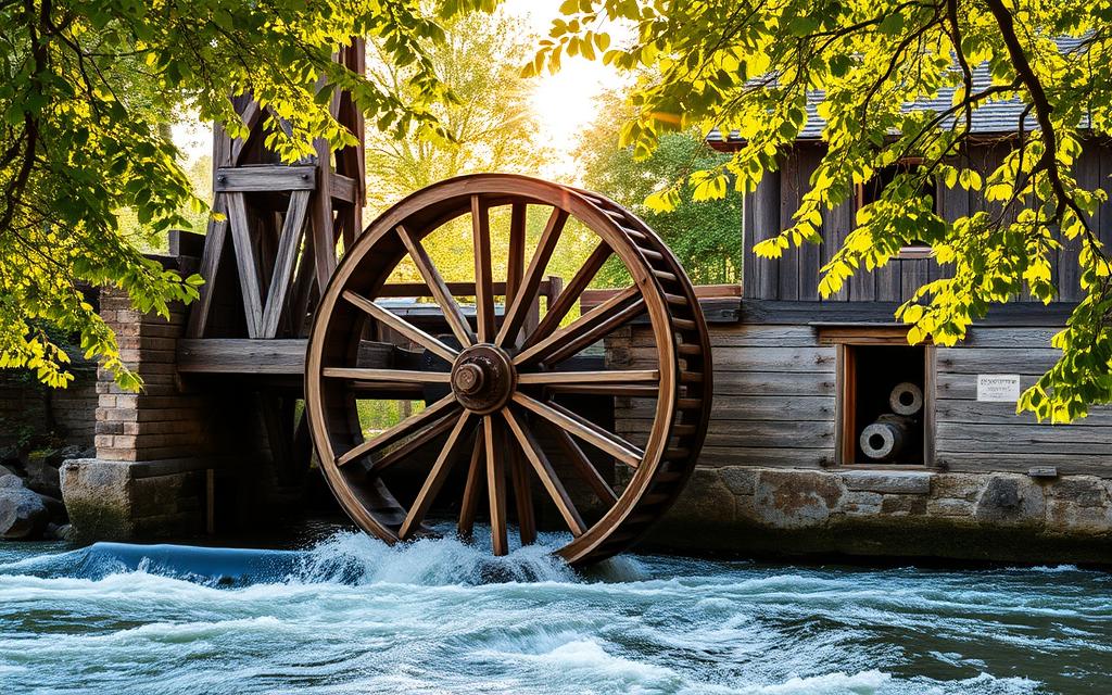 what technology spelled the end of river-powered mills